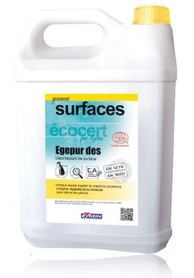 Egepur Des Ecocert Désinfectant surfaces 5L - 111174
