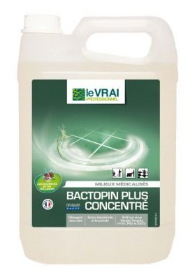 Bactopin Plus Concentré Désinfectant milieux médicalisés 5L - 115350