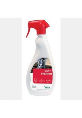 5 en 1 Premium Nettoyant détartrant désinfectant sanitaires 750 ml - 122924