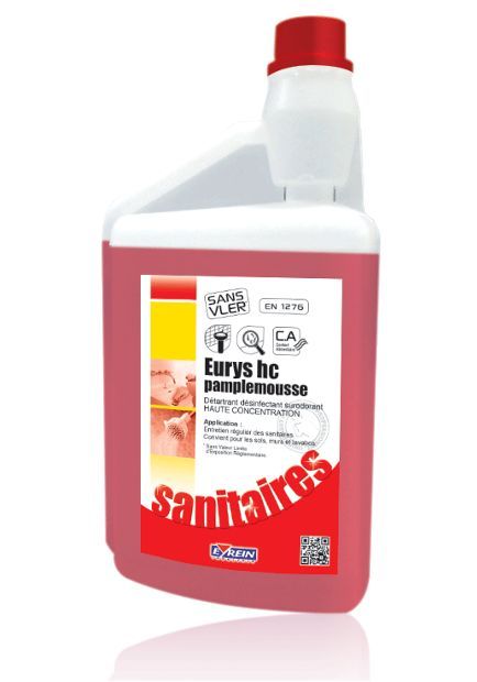 Eurys HC Pamplemousse Détergent sanitaires Surodorant 1L - 100249