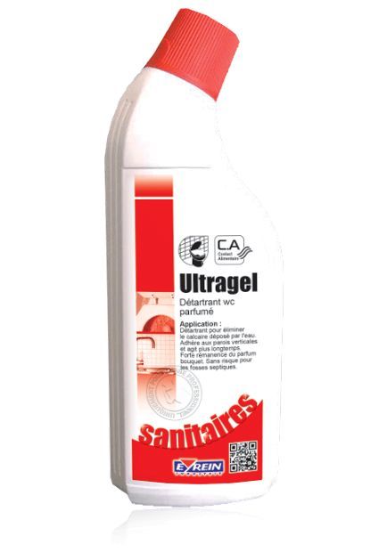 Ultragel Détartrant WC Gelifié et Parfumé 750 ml - 100504