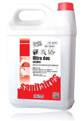 Ultra Des Détergent Désinfectant Sanitaires 5 L - 100571
