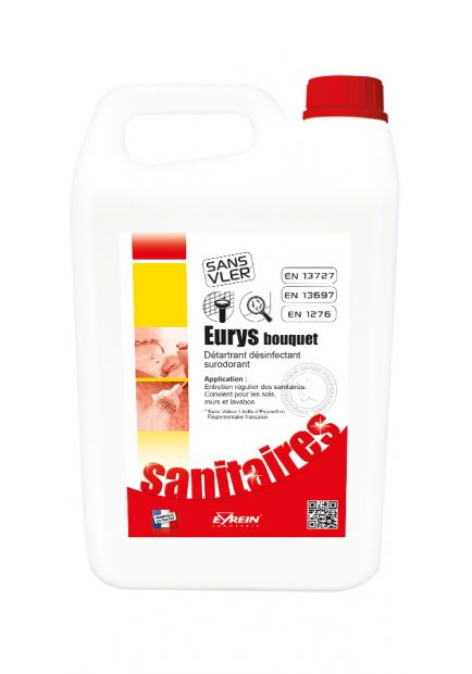 Eurys Bouquet Nettoyant détartrant désinfectant 5L - 100242