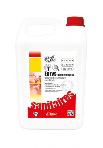 Eurys Pamplemousse Nettoyant détartrant désinfectant 5L - 100262