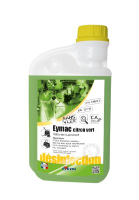 Eymac Citron Vert Détergent Désinfectant Sorodorant Doseur 1L - 100270