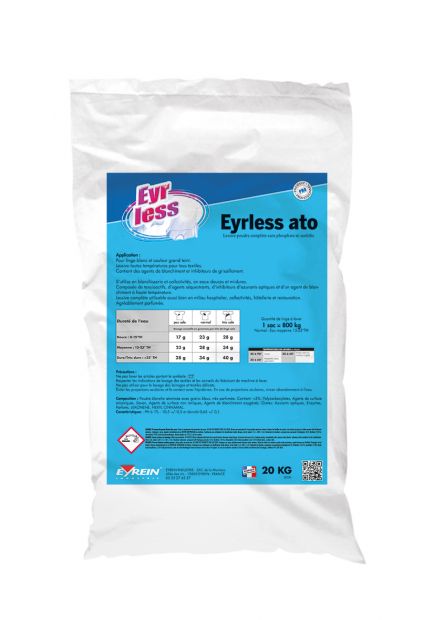 Eyrless Ato Lessive en poudre sans phosphate 20 Kg - 100311