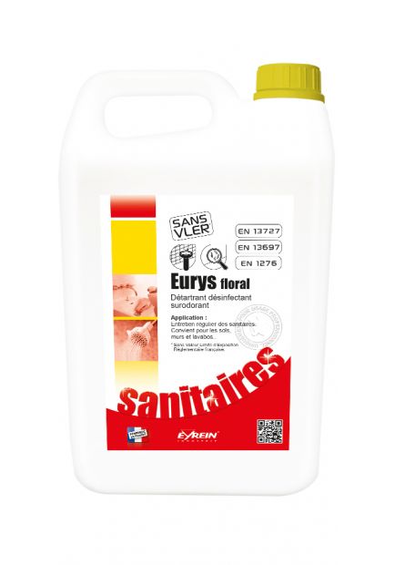 Eurys Floral Détergent sanitaires Surodorant 5 L - 100529