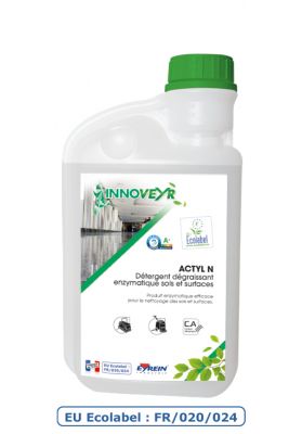 Actyl N Détergent Ecolabel enzymatique 1L - 103000