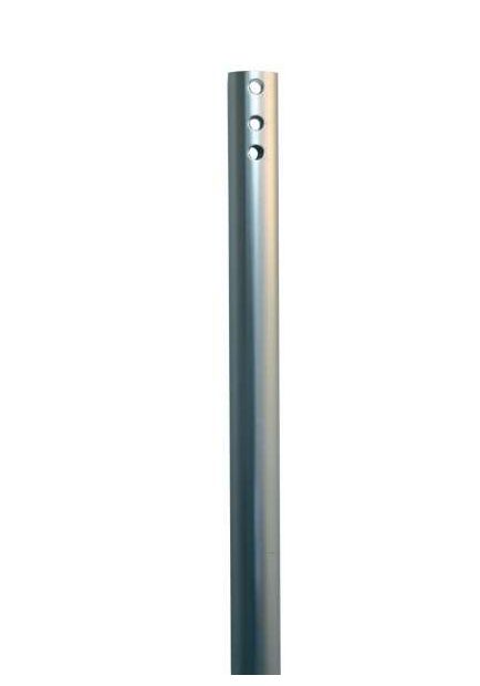 Manche Aluminium Anodisé troué - 140 cm - 101921