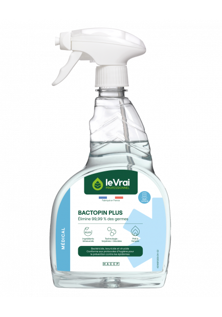 Bactopin Plus PAE Désinfectant 750 ml (Le Vrai) - 115402