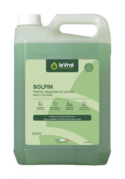 Solpin Détergent dégraissant sols 5l (Le Vrai) - 119849