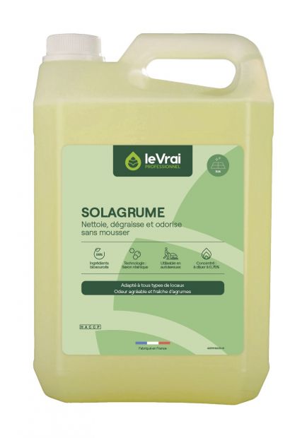 Solagrume Détergent dégraissant sols 5L (Le Vrai) - 119850