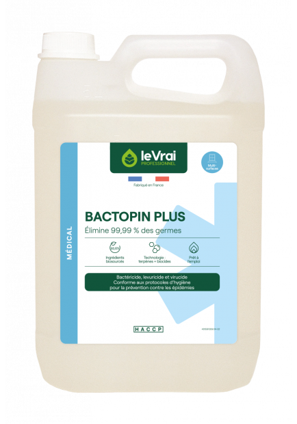 Bactopin Plus PAE Désinfectant 5L (Le Vrai) - 131387
