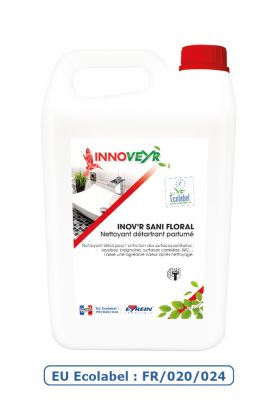 Inov'R Sani Floral Ecolabel Nettoyant Détartrant 5L - 140356