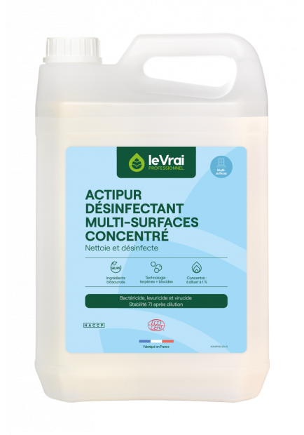 Actipur Nettoyant désinfectant surfaces 5L (Le Vrai) - 150236