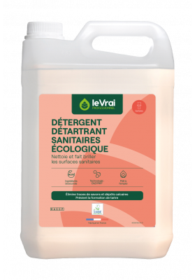 Détergent Détartrant sanitaires Ecolabel 5L (Le Vrai) - 150436