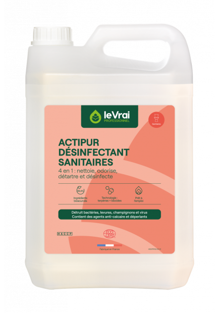 Actipur Détartrant Désinfectant sanitaires 5L (Le Vrai) - 150478