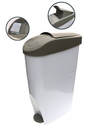 Poubelle à pédale Hygiène féminine 20 Litres - 115798