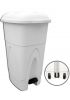 Poubelle à pédale blanche 110 Litres - 122920