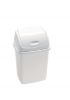 Poubelle 18L à couvercle basculant blanche Rif Basic - 118520