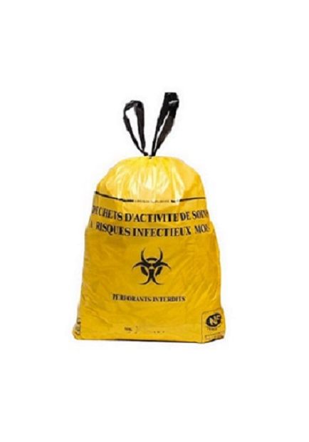 SAC 110L BD JAUNE DASRI (carton de 500) A07935 BD110DA002 - 112411