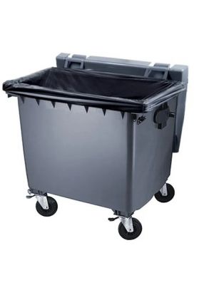 HOUSSE CONTAINER 1100L BD NOIR CART DE 50 MONDIASAC 0104090318 A07903 - 111017