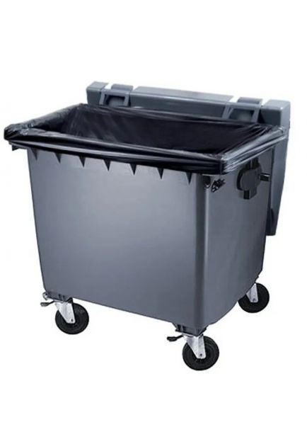 HOUSSE CONTAINER 1100L BD NOIR CART DE 50 MONDIASAC 0104090318 A07903 - 111017