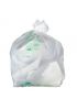 Sac poubelle blanc biodégradable 130L - 131156