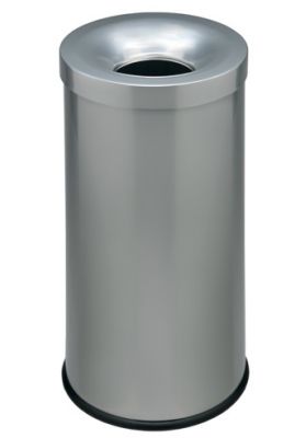 Poubelle avec tête antifeu 50L pour l'extérieur - 150397