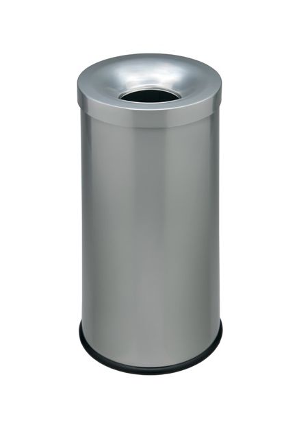 Poubelle avec tête antifeu 50L pour l'extérieur - 150397