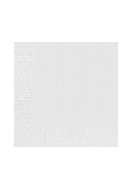 Serviette Blanche 2 feuilles Ouate lisse 30x30 - 102135