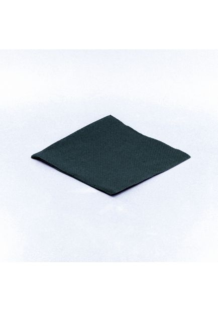 SERVIETTE MICRO POINT NOIR 20X20 X1200 S20022N - 114005