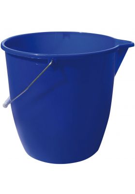Seau rond bleu avec bec verseur 12 Litres - 118526