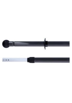 Manche télescopique ergonomique noir - 118486