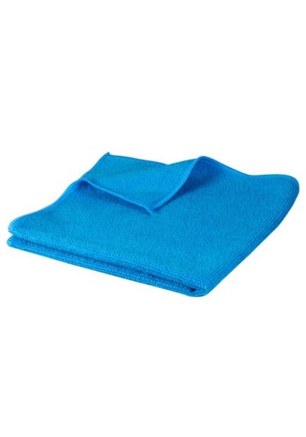 Lavette microfibre tissée bleue 32 x 36 cm - 152881