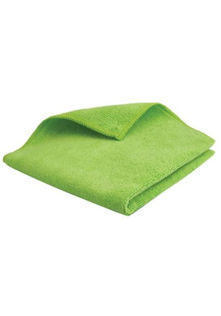 Lavette microfibre tissée verte 32 x 36 cm - 152882