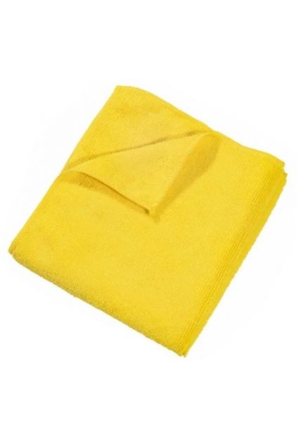 Lavette microfibre jaune 32 x 36 cm - 152883